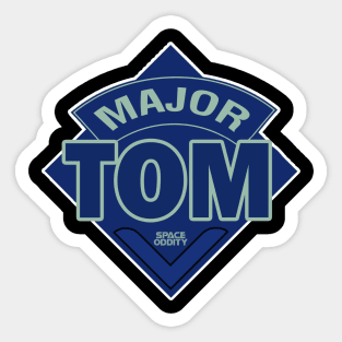 Major Tom - Coming Home Doctor Who Style Logo Sticker